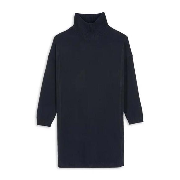 The Kooples Knitted Cashmere Blend Sweater Dress Black US Small / FR 1 $695 NWT - Picture 2 of 10